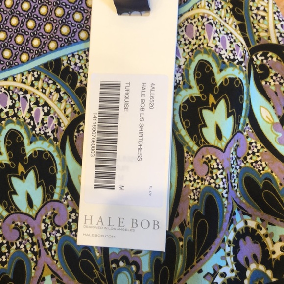 NWT. Hale Bob shirt dress size: medium - Picture 4 of 7